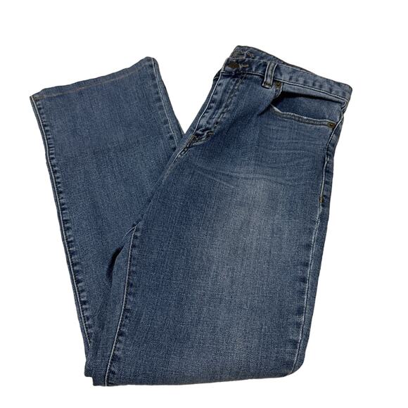 Lauren Jeans Co Jeans Size 10 Medium Wash High-Rise Bootcut Denim - Picture 1 of 10